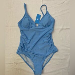 Brand new with tags light blue swimsuit